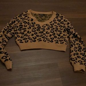 Cheetah print sweat